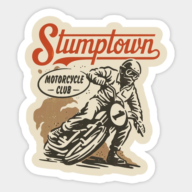 STUMPTOWN MOTORCYCLE CLUB Sticker by STUMPTOWN MOTORCYCLE CLUB